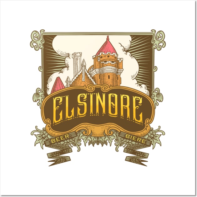 Elsinore Beer Biere Wall Art by asterami